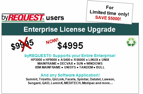 byREQUEST Enterprise Upgrade Discount - Limited time only!