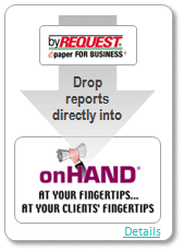 Drop Reports Directly into onHAND