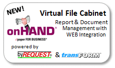 NEW! onHAND - a virtual file cabinet